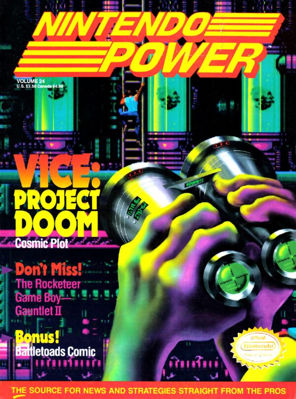 Nintendo Power Issue 024 (May 1991) cover